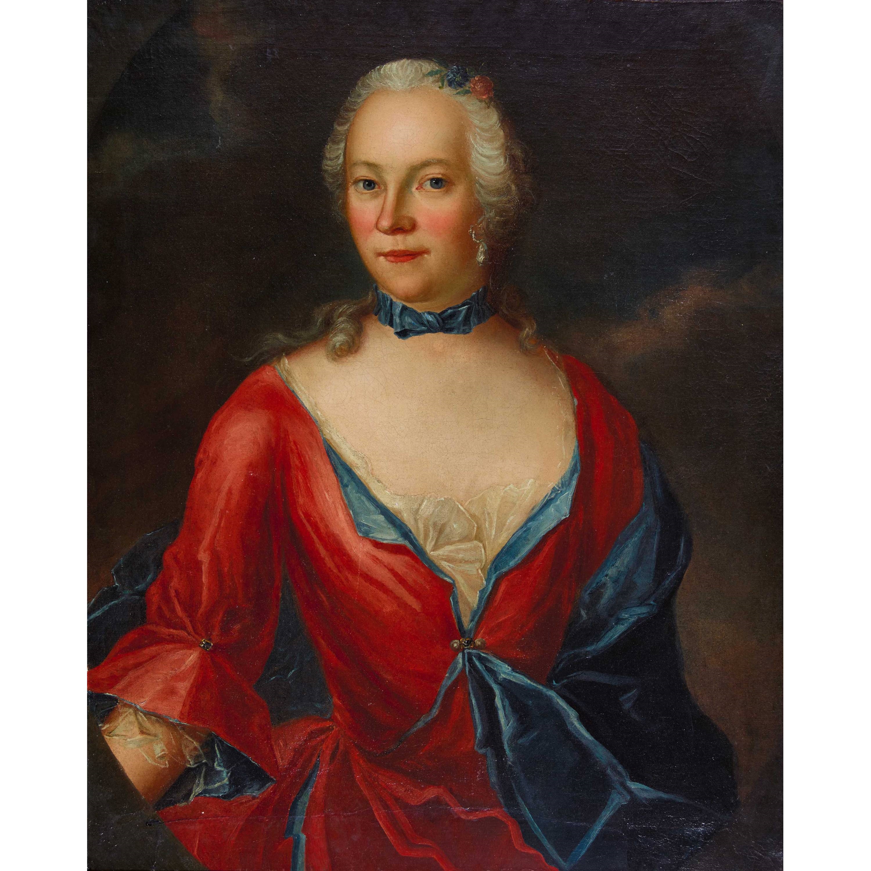 Artwork by Anton Graff, Porträt einer adligen Dame, Made of oil on canvas