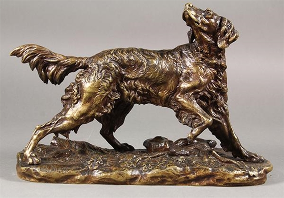 Setter Irlandais by Jules Moigniez, 1861