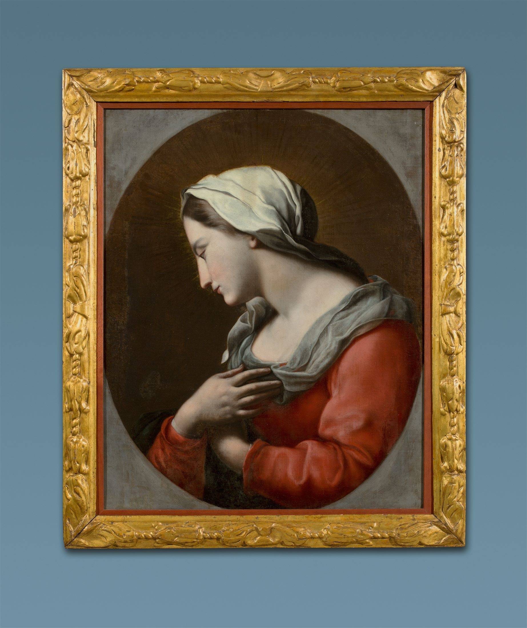 Artwork by Lorenzo Lippi, Annunciation, Made of Oil on canvas