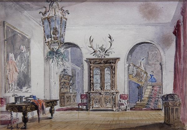 Castle Interior by Walter Gay