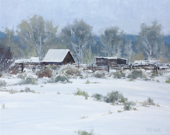 Colorado Ranch in Winter by Matt Sheridan Smith