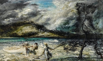 Storm Approaching Wangi - William Dobell