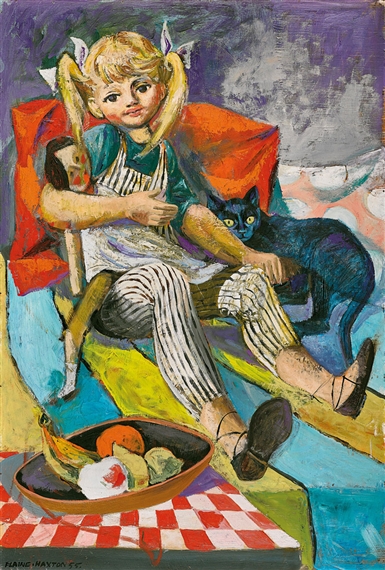 Kate and Blackie by Elaine Haxton, 1955