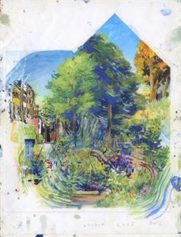David Guinn: Before the Wall, Mural Sketches and Designs - Arcadia University Art Gallery