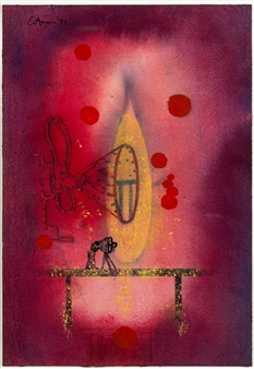 Man and Projector - Jon Cattapan