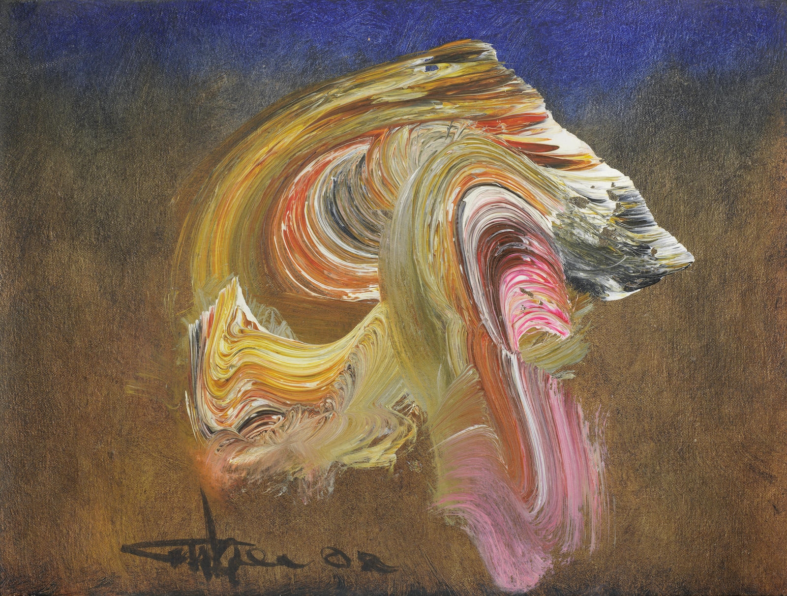 Artwork by Ismail Gulgée, Untitled (Abstract), Made of Oil on canvas