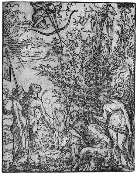 Das Urteil des Paris by Wolf Huber, 1523