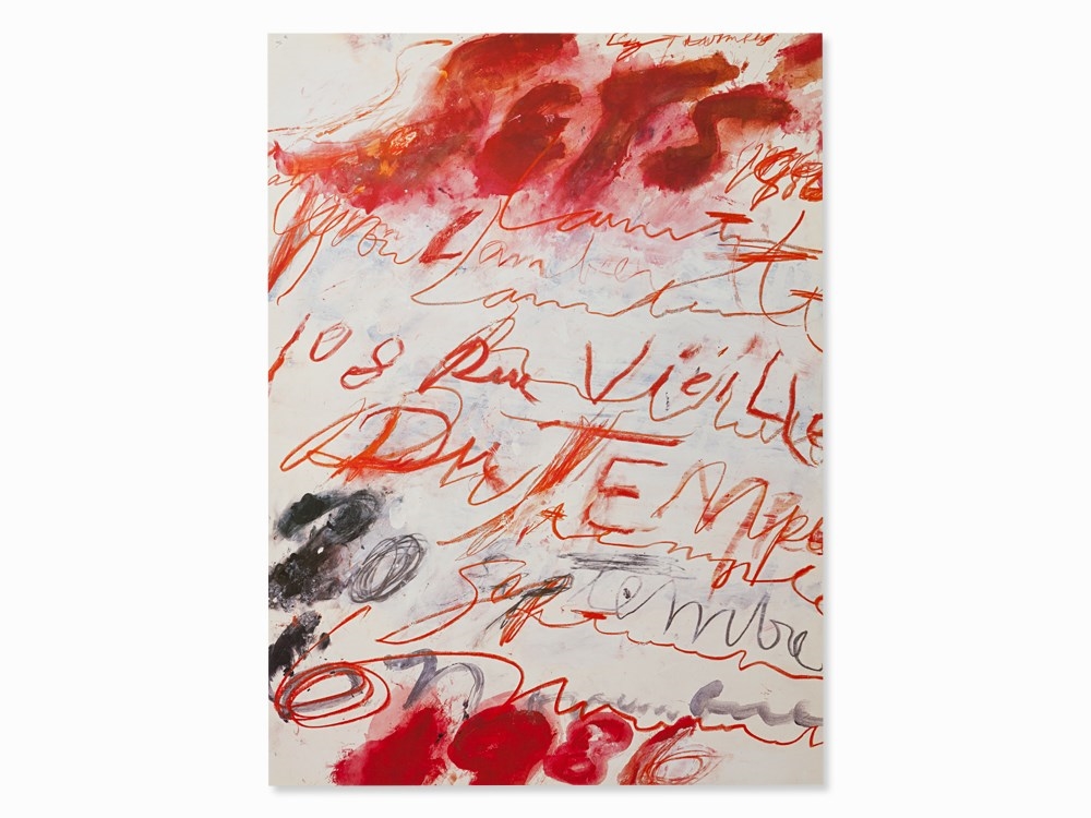 Cy Twombly | Cy Twombly Poster (1986) | MutualArt