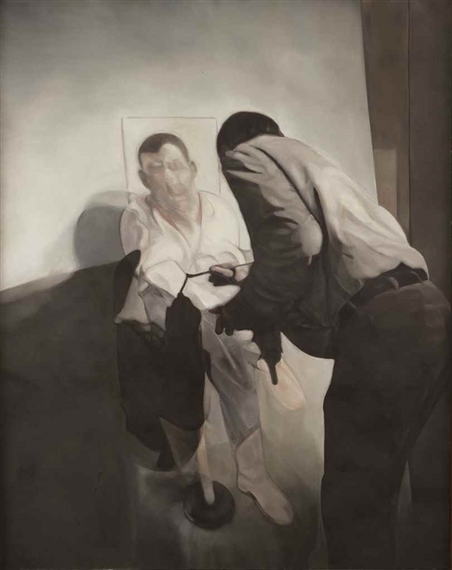 PAINTER PAINTING, PAINTED (AFTER FRANCIS BACON) by Annie Cabigting, 2007