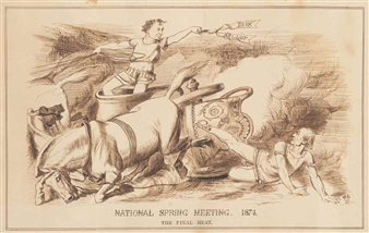 Our 'Isthmian Games' or a Gladstonian Derby; and National Spring Meeting 1874, The Final Heat - E. M. B.