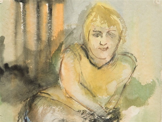 A Seated Woman - Ralph Joseph Hosp