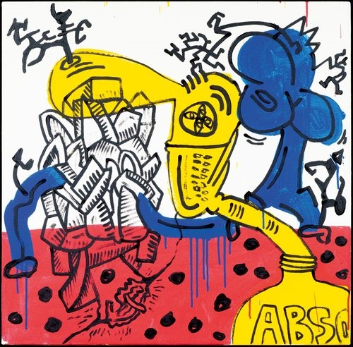 Keith Haring | Red-Yellow-Blue #9 (1987) | MutualArt