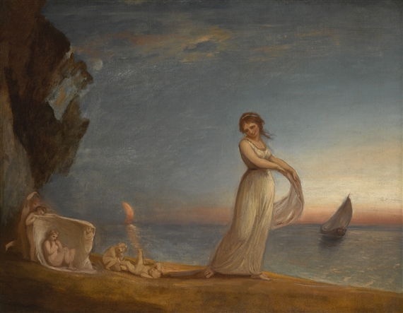 THE INDIAN WOMAN, FROM A MIDSUMMER NIGHT'S DREAM by George Romney