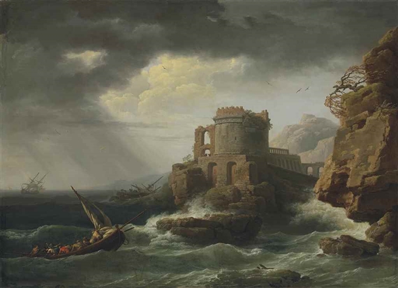The Shipwreck by Claude-Joseph Vernet, 1747