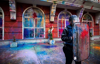 The High Stakes of Macedonia's Colorful Revolution - American University Museum