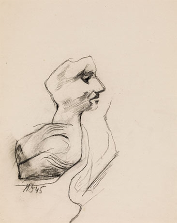 Study of a Profile by Herbert Boeckl, 1945