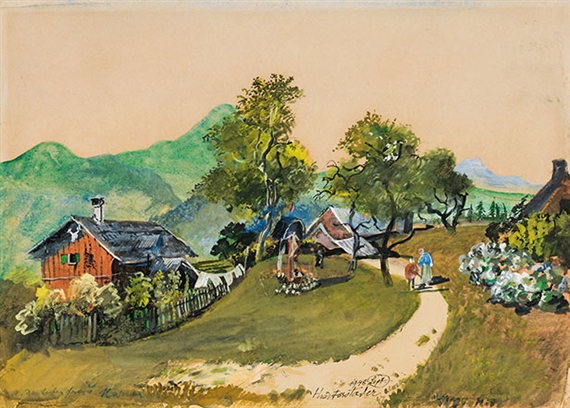 Hinterstoder by Oskar Laske, 1947 - 1948