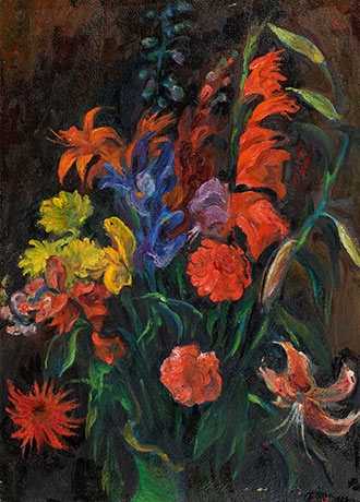 Flower Still Life by Albert Birkle, circa 1945