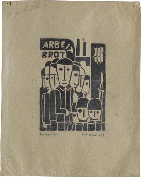 "Die Arbeitslosen" by Franz Wilhelm Seiwert, 1922