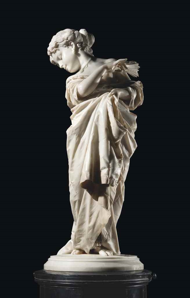 Francesco Barzaghi La Vanerella (The Vanity of Youth) (1871) MutualArt