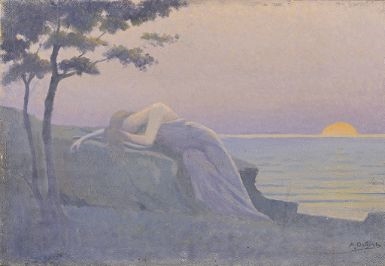La muse endormie by Alphonse Osbert