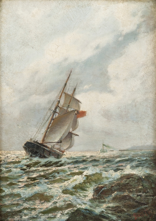 Marine by Carl Wilhelm Barth