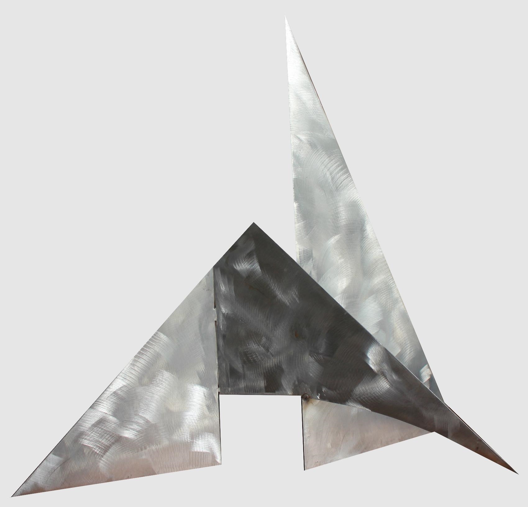 Artwork by Natalie Krol, Triangles of Life, Made of metal sculpture