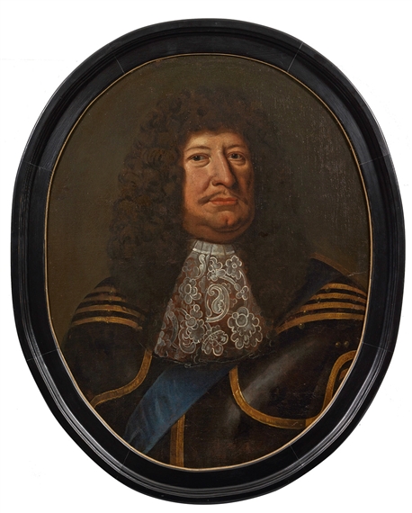Brustportrait des Kurfürsten Friedrich Wilhelm von Brandenburg by Jacques Vaillant