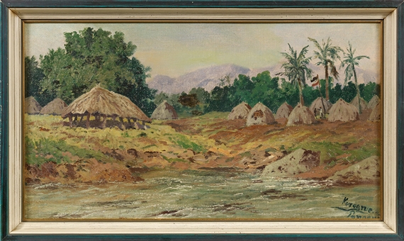 Zwei afrikanische Landschaften by Maximilian Freiherr von Pechmann, 1891