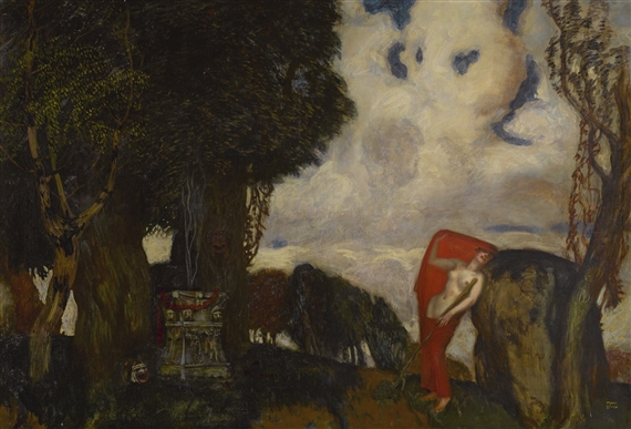 IPHIGENIA IN AULIS by Franz von Stuck