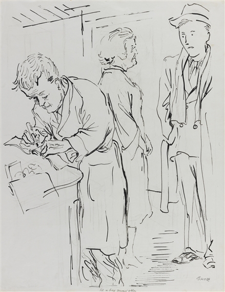 A BOY GROWS OLDER by George Grosz, 1937