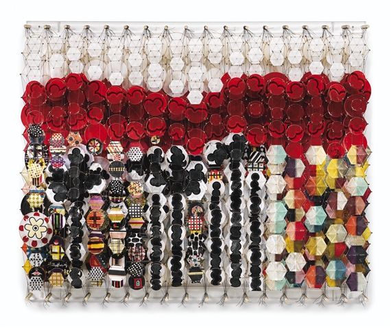 SETTLING ON THE FOREST LIKE FROZEN DUST by Jacob Hashimoto, 2010