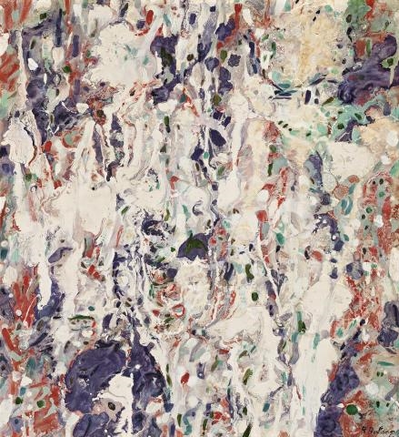 Artwork by Ralph Balson, MATTER PAINTING, Made of oil and enamel on composition board