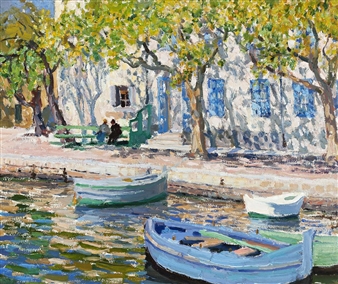 THE BLUE SHUTTERS – 11 - E. Phillips Fox