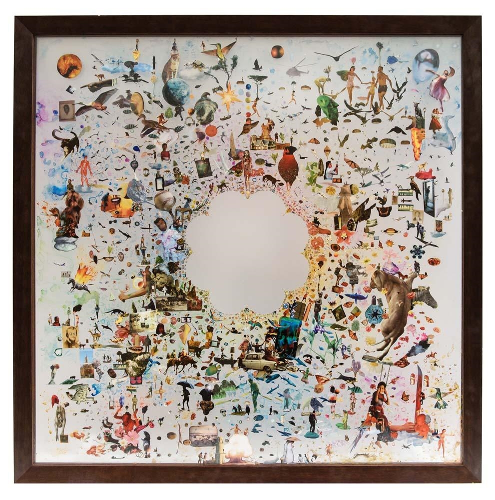 Artwork by Peter Madden, You Are Never Far From My Thoughts, Made of watercolour and resin on Perspex