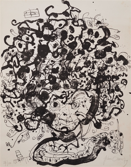 Portrait of Brett Whiteley by John Olsen, 1979