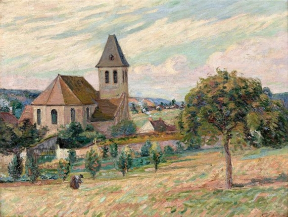 Paysage d'Ile-de-France by Armand Guillaumin, Circa 1890