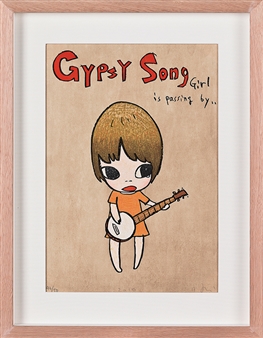 版画 Yoshitomo Nara, Gypsy Song Girl , 2010 Yoshitomo Nara | Gypsy Song, 2010