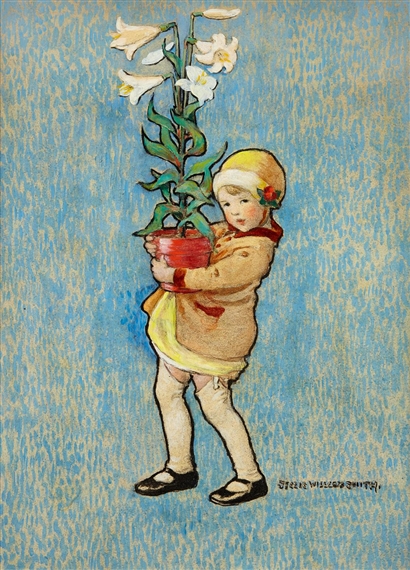 EASTER MORNING by Jessie Willcox Smith