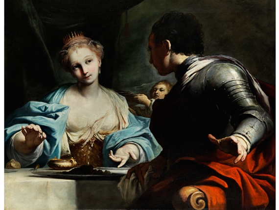 Banquet of Antony and Cleopatra by Antonio Gionima