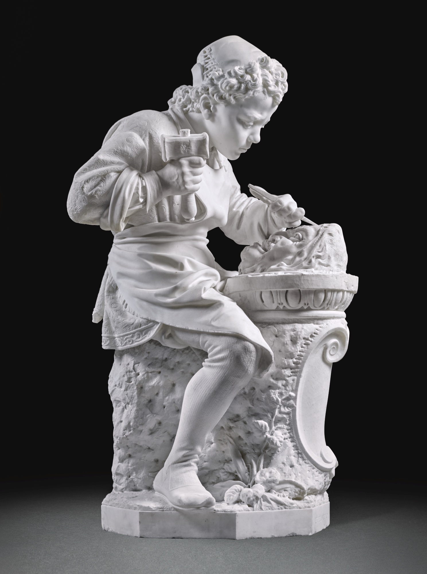 Emilio Zocchi THE YOUNG MICHELANGELO MutualArt