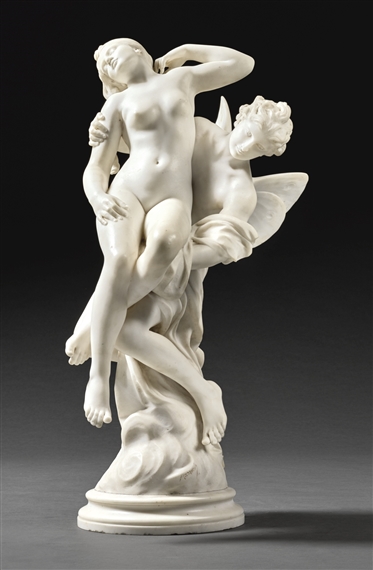 CUPID AND PSYCHE by Laurent-Honoré Marqueste