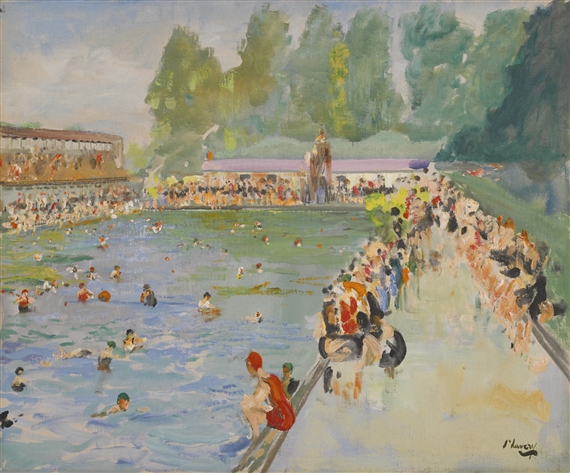CHISWICK BATHS by John Lavery