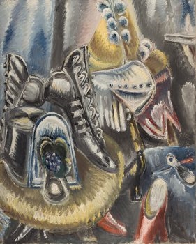 Garderobenstillleben by Paul Kleinschmidt, 1939