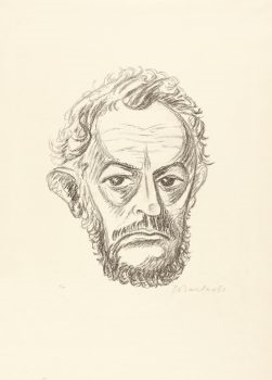 Selbstbildnis II by Ernst Barlach, 1928