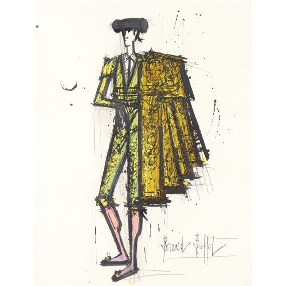 Bernard Buffet | La Plage à Cannes, Illustration pour «Un Certain 
