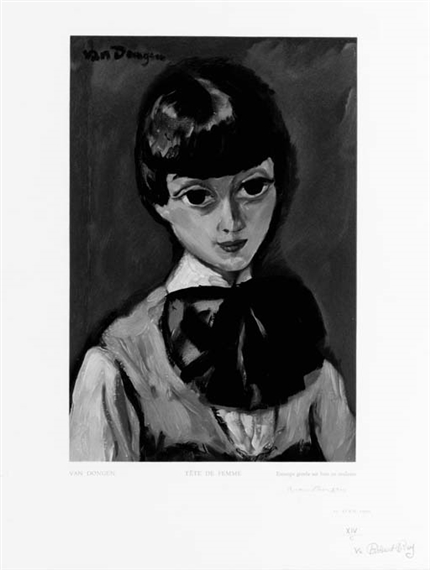 Kees van Dongen | Tête de Femme (1950) | MutualArt