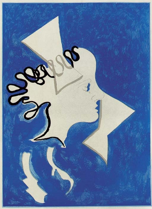 Braque Guillaume Apollinaire, Si je mourais làbas, Paris, Louis Broder (V. 181) (1962