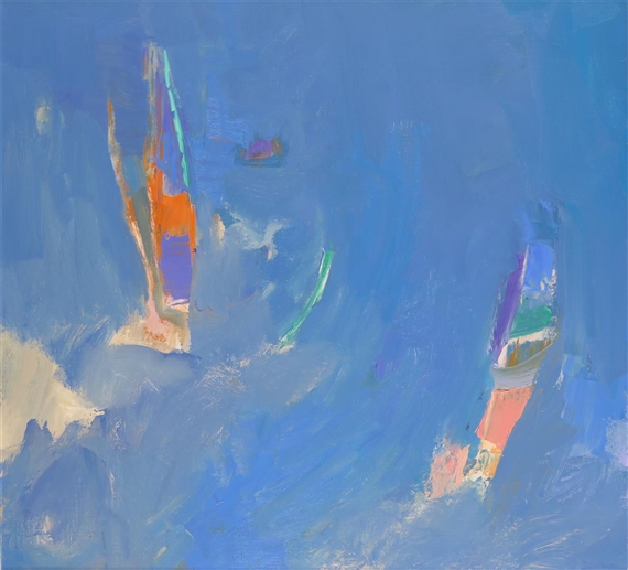 Lelant Windsurfers by John Miller