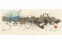 Trace sur l'eau by Joan Miró, 1963